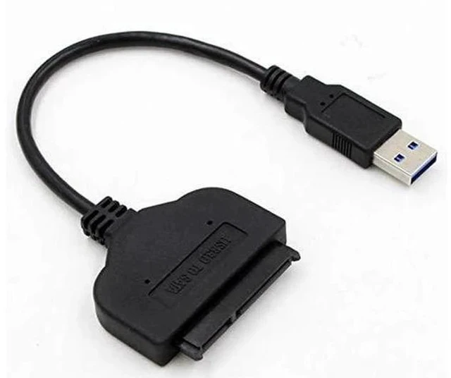 Alt view image 3 of 5 - USB 3.0 to SATA III Adapter Cable for 2.5" SSD & HDD, Not Compatible with 3.5-inch Hard Drives