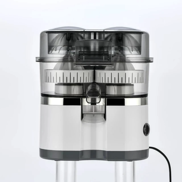 Alt view image 4 of 7 - Dual-Head Automatic Multifunctional Citrus Juicer Pulp/Juice Separation, Slicing & Pressing Integrated, Electric Lemon/Orange Juice Extractor for Home Use