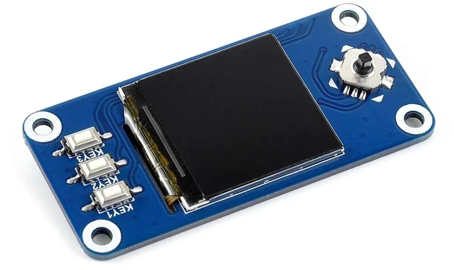 Alt view image 4 of 7 - 1.3inch IPS LCD Display HAT for Raspberry Pi 240x240 Pixels with Embedded Controller Communicating via SPI Interface.