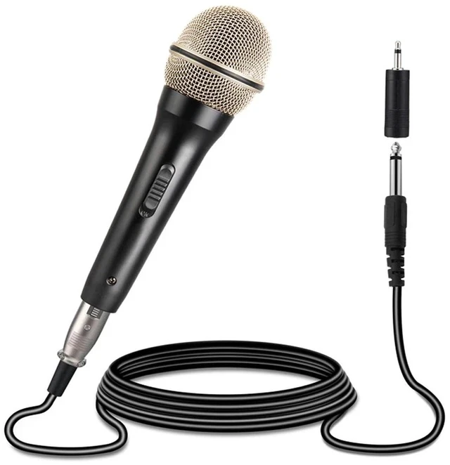 Alt view image 2 of 5 - MD200 Wired Dynamic Microphone Professional Handheld Mic for Singing, Stage, Karaoke, MC & Host, Durable for Live Sound - black