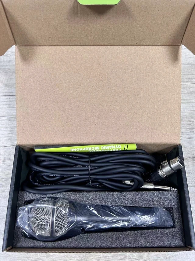 Alt view image 4 of 5 - MD200 Wired Dynamic Microphone Professional Handheld Mic for Singing, Stage, Karaoke, MC & Host, Durable for Live Sound - black