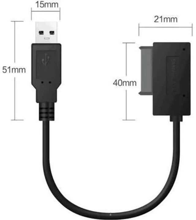 Alt view image 2 of 2 - USB 2.0 to IDE SATA Universal Adapter Cable for 2.5/3.5 Inch HDD SSD
