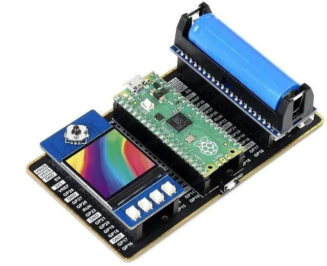 Alt view image 4 of 5 - 1.3 inch LCD Display for Raspberry Pi Pico, IPS Screen Display Module, 65K RGB Colors, 240x240 Pixels, Embedded ST7789 Driver Chip, Using SPI Bus, Compatible with Raspberry Pi Pico Header