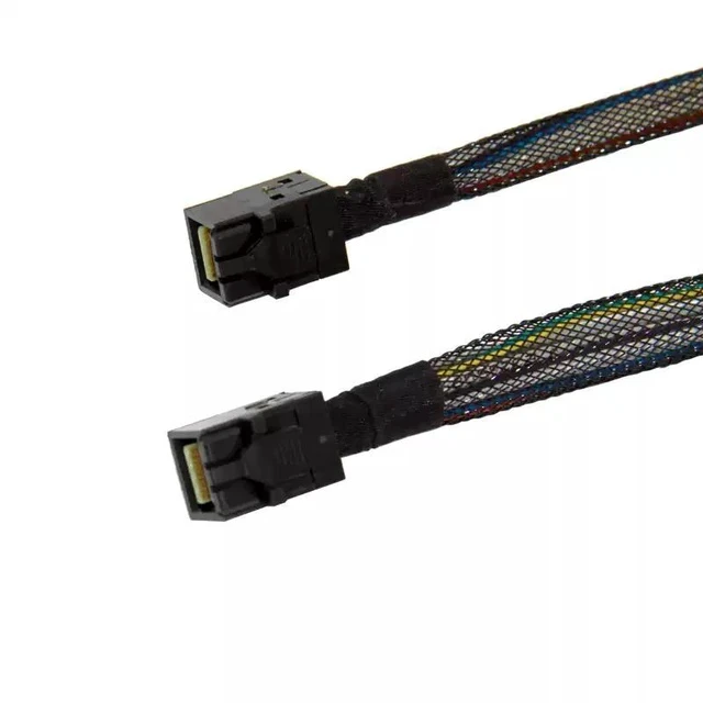 Alt view image 2 of 4 - MiniSAS HD to MiniSAS HD Cable SFF-8643 to SFF-8643 Direct-Attach Interconnect Cable - 0.55m