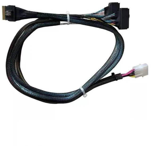 Main image of SlimSAS 8x to 2 × U.2 NVMe Cable SFF-8654 8x to 2 × SFF-8639
