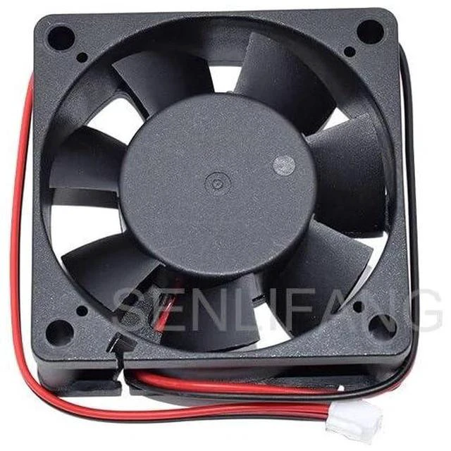Alt view image 3 of 3 - New 6CM 6020 Cooling MB60202V1-000C-A99 DC24V 1.80W 60 * 60 * 20MM Square Fan 2-Line Power Supply Chassis Cooler