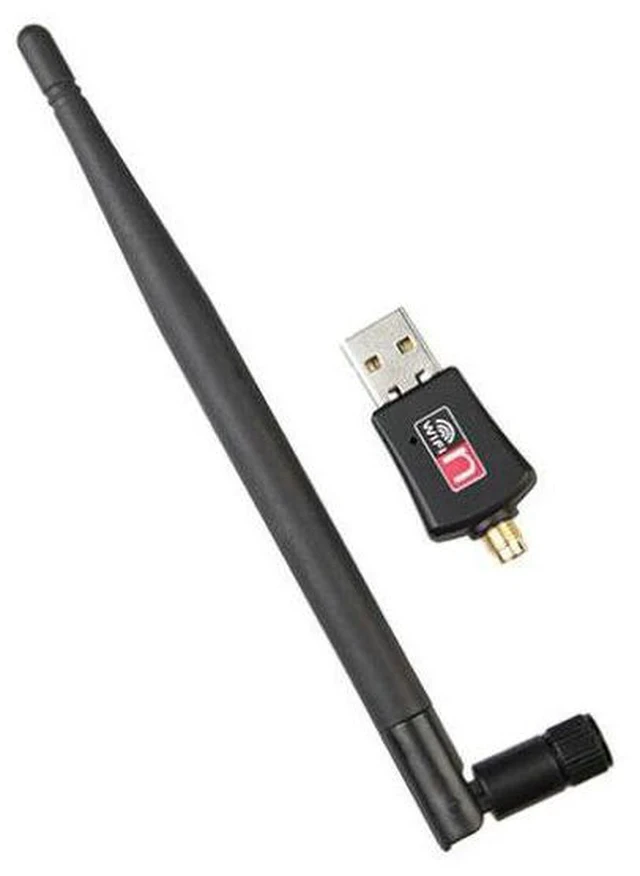 Alt view image 2 of 6 - 300M USB WiFi Adapter RTL8192EU Wireless Network Card, USB WiFi Receiver / Transmitter with 5dBi Antenna for Desktop / Laptop / PC