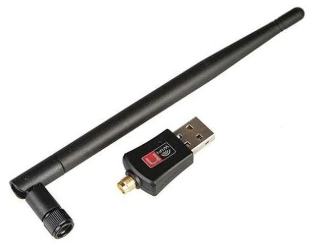 Alt view image 4 of 6 - 300M USB WiFi Adapter RTL8192EU Wireless Network Card, USB WiFi Receiver / Transmitter with 5dBi Antenna for Desktop / Laptop / PC
