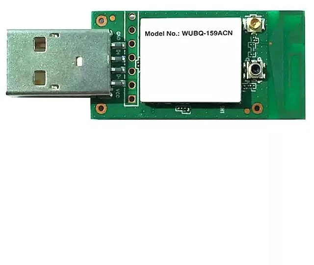 Alt view image 5 of 5 - WUBQ-159ACN Qualcomm QCA9377 USB Dual-Band WiFi 5G Wireless Adapter for Desktop PC (Internal/External)