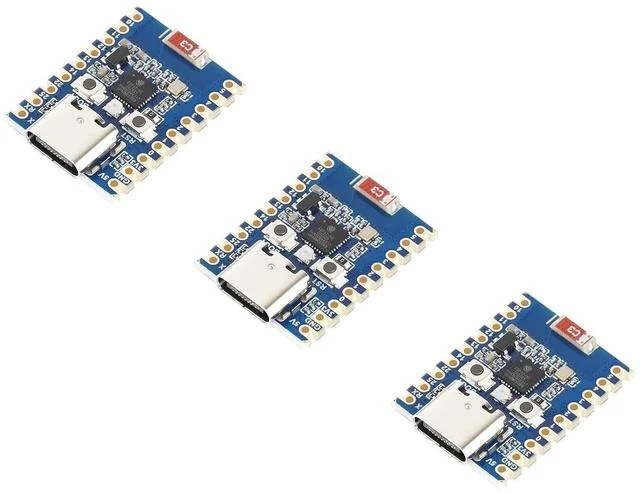 Main image of 3 Pcs ESP32-H2 Mini Development Board Based on ESP32-H2FH4S chip,RISC-V 32-bit Single-core Processor,Supports BLE/Zigbee/Thread Wireless Communication,4MB Flash