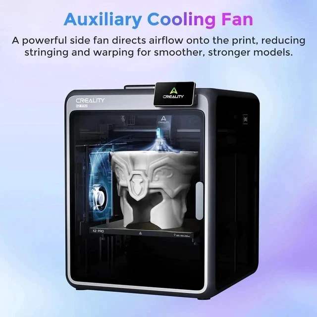Alt view image 5 of 7 - Creality Official K2 Pro Combo(A) 3D Printer, Multi-Color Printing with CFS, 600mm/s High-Speed, AI Cameras, Full Auto-Leveling, Dual Z-Axis, 300x300x300mm Build Volume