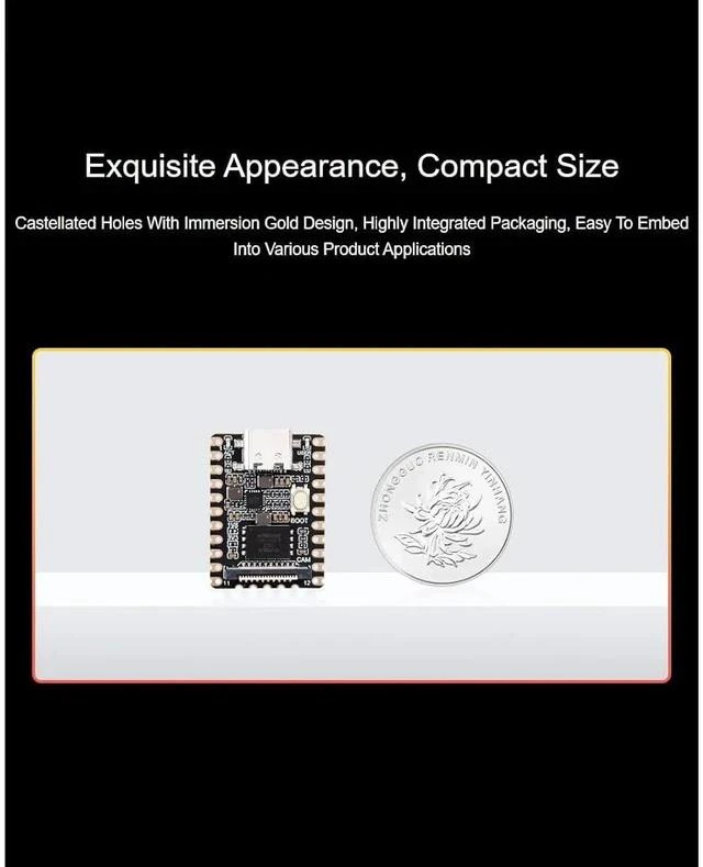 Alt view image 4 of 7 - Luckfox Pico Mini RV1103 Linux Micro Development Board Based on RV1103 Chip with 128MB Flash,Integrates ARM Cortex-A7/RISC-V MCU/NPU/ISP Processors,USB Type-C Connector,CSI Camera Interface