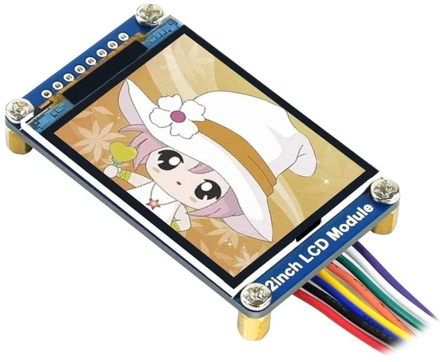 Alt view image 2 of 7 - 2inch LCD Display Module,General 240×320 Resolution IPS Screen RGB 262K Color Display,ST7789 Driver,SPI Interface,LED Backlight