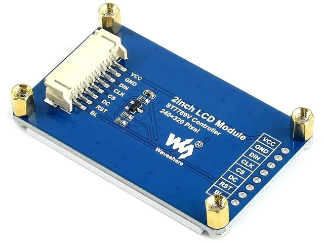 Alt view image 3 of 7 - 2inch LCD Display Module,General 240×320 Resolution IPS Screen RGB 262K Color Display,ST7789 Driver,SPI Interface,LED Backlight