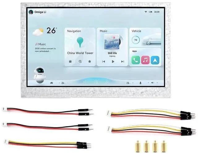 Main image of ESP32-S3 4.3inch LCD Display Development Board with 2.4GHz WiFi and BLE 5 Support,32-bit LX7 Dual-core Processor,Onboard CAN, RS485, I2C Interface