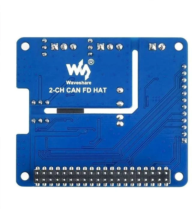 Alt view image 3 of 6 - 2-Channel CAN Bus HAT Isolated CAN FD Expansion HAT for Raspberry Pi ETH-USB-HUB-Box with Multi Onboard Protection Circuits Supports CAN2.0 CAN FD Protocols
