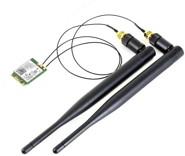 Main image of Wireless-AC8265 Dual Mode AC8265 Wireless NIC Module for Jetson Nano Developer Kit M.2 NGFF Support 2.4GHz / 5GHz 300Mbps / 867Mbps Dual Band WiFi and Bluetooth 4.2