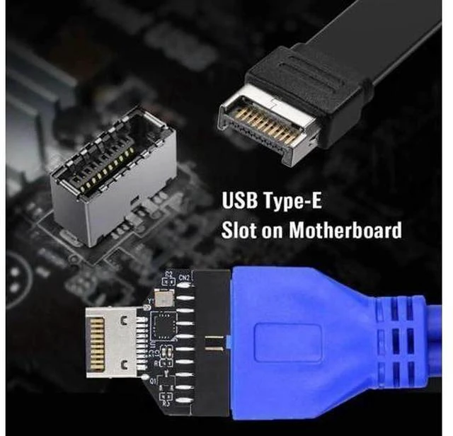 Alt view image 7 of 7 - USB 3.0 20Pin Header to Type-E IDC Socket Adapter with CH334P Chip, USB 3.1 Front Panel Converter for Desktop Motherboard