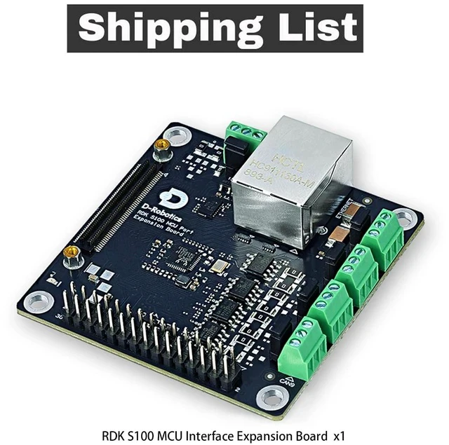 Alt view image 2 of 7 - RDK S100 Development Board Robot Kit, ROS, 6xARM Cortex-A78AE CPU, AI Development, Sweet Potato Robot, Up to 80 Tops of Computing Power (Only MCU Interface Expansion Board)