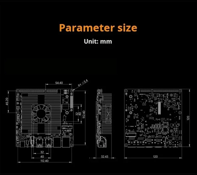 Alt view image 4 of 7 - RDK S100 Development Board Robot Kit, ROS, 6xARM Cortex-A78AE CPU, AI Development, Sweet Potato Robot, Up to 80 Tops of Computing Power (Only MCU Interface Expansion Board)