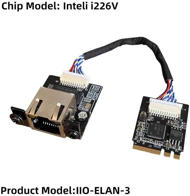 Alt view image 3 of 7 - M.2 A E Key to 2.5 Gigabit Ethernet,Support X1X86 SBC, Intel i226 2.5G Ethernet Server NIC, Interface Card10/100/1000/2500 Mbps RJ45 LAN, Support 2230