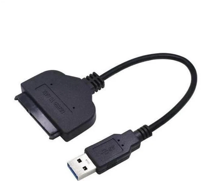 Main image of Cabo Adaptador USB 3.0 para SATA HDD com Alimentação Molex, Conversor USB para Disco Rígido SATA 2.5"/3.5"