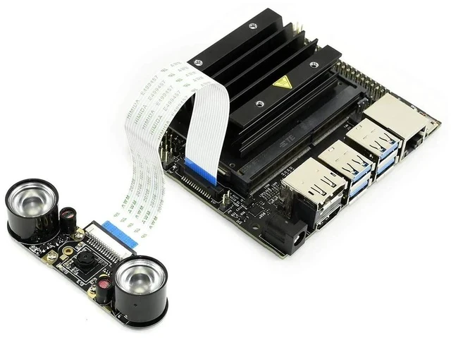 Alt view image 7 of 7 - Compatible with NVIDIA Jetson Nano Camera IMX219-77IR 8-Megapixels Infrared Night Vision IR Camera Module 3280 × 2464 Resolution with IMX219 Sensor Suit for AI Projects