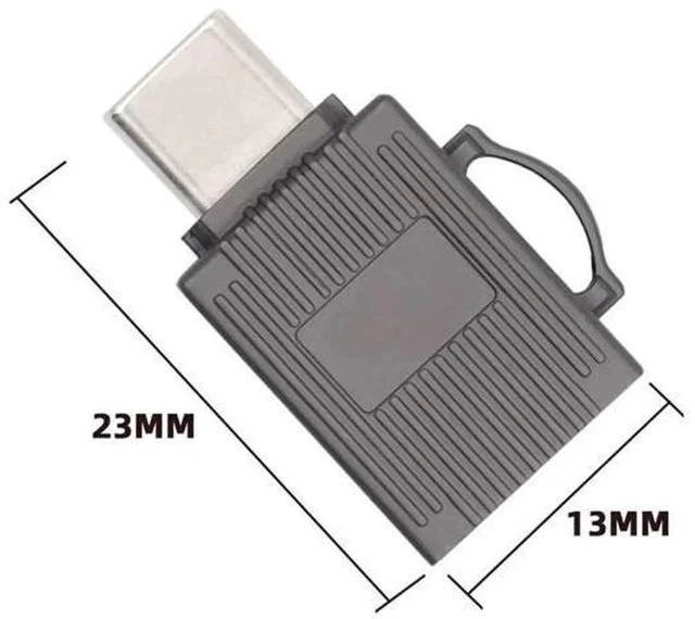 Main image of USB3.0 Type-C Card Reader Adapter | 5Gbps High Speed TF/Micro SD & SDXC Memory Card Reader for Laptops, Tablets & Smartphones