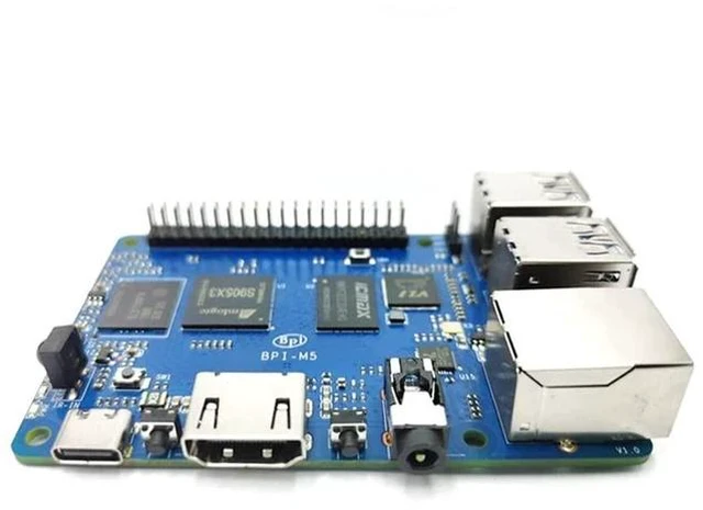 Alt view image 2 of 6 - Banana Pi BPI-M5 KIT Amlogic S905X3 Single Board Computer with 4GB RAM and 16G eMMC for AIOT Support Android Debian Raspberry Pi Replacement (Standard)