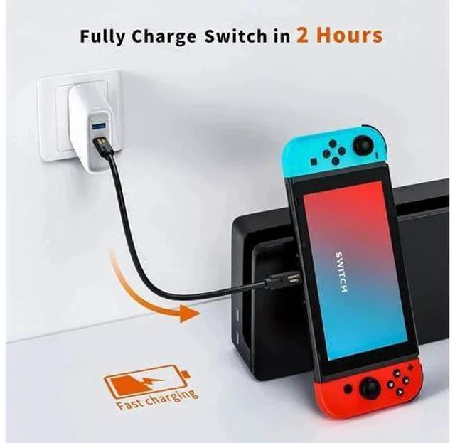 Alt view image 6 of 7 - 1FT Short USB-C Cable, 100W PD Charging 10Gbps USB 3.1 Gen 2 Cord, Compatible with iPhone 15/16, Android, Laptop, Switch, SSD, Power Bank