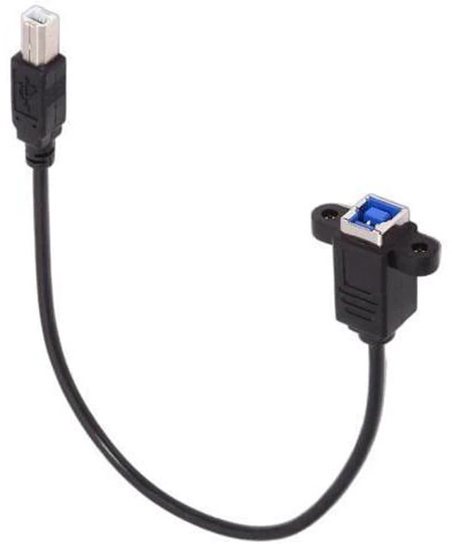 Alt view image 7 of 7 - 30cm USB3.0 B Female to USB2.0 B Male Extension Cable | 5Gbps High Speed Data Cord for External SSD, HDD & Industrial Camera