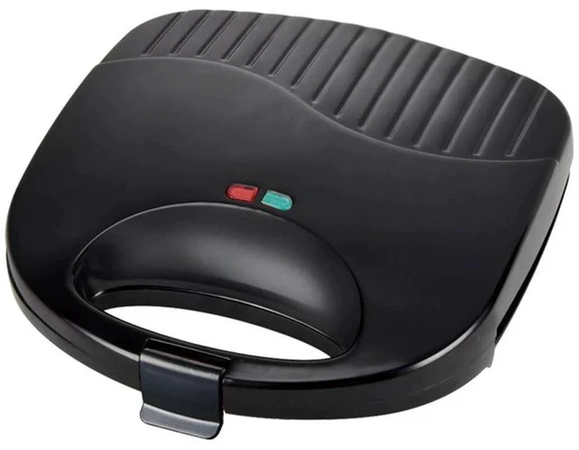Alt view image 3 of 6 - Dual-Heating 110V Waffle & Sandwich Maker Non-Stick Coating, Home Breakfast Machine with US Standard Plug