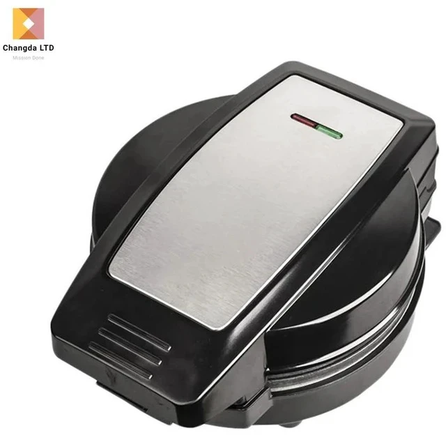 Alt view image 2 of 5 - 3-in-1 Waffle Donut Cake Maker with Interchangeable Plates Non-Stick, 650-800W, for Pancakes, Cookies & Muffins (US Plug)