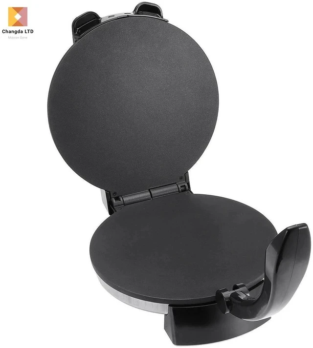 Alt view image 5 of 7 - Multi-Function Roti & Pancake Maker Double-Sided Heating, Non-Stick Cooking Surface for Pizza, Crepes, Wraps & Flatbreads