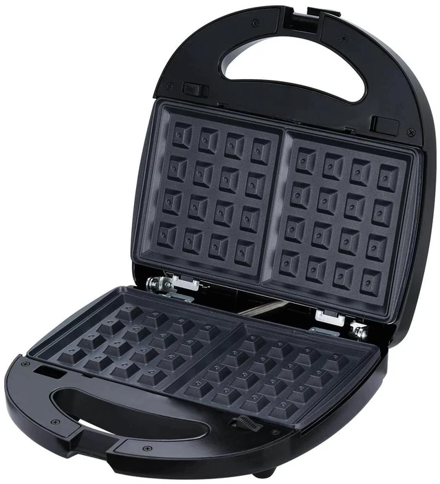 Alt view image 6 of 7 - Adjustable Temp 3-in-1 Sandwich & Waffle Maker Multifunctional Breakfast Machine with Non-Stick Plates, for Grilled Cheese, Pancakes, Steak & Toast