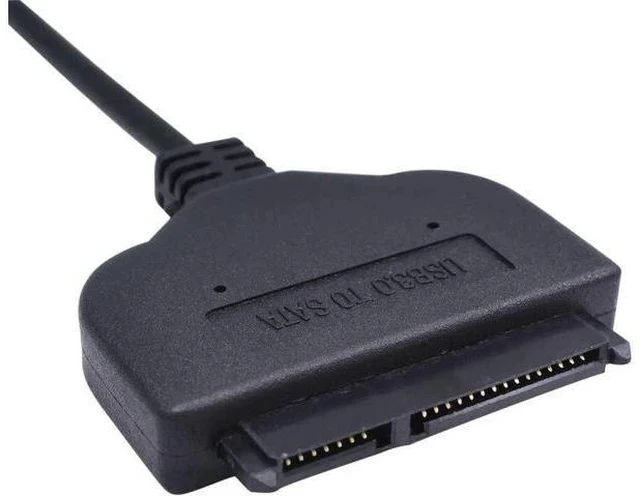 Alt view image 3 of 5 - Cabo Adaptador USB 3.0 para SATA HDD com Alimentação Molex, Conversor USB para Disco Rígido SATA 2.5"/3.5"