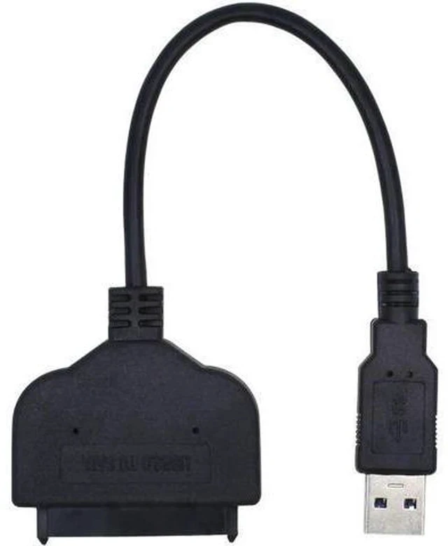 Alt view image 4 of 5 - Cabo Adaptador USB 3.0 para SATA HDD com Alimentação Molex, Conversor USB para Disco Rígido SATA 2.5"/3.5"
