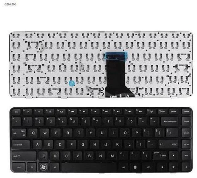 Main image of US Keyboard for HP Pavilion -1000 DV5-2000 GLOSSY FRAME BLACK