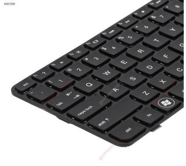 Alt view image 3 of 5 - US Keyboard for HP Pavilion -1000 DV5-2000 GLOSSY FRAME BLACK