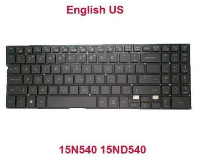 Main image of Keyboard For 15N540 15ND540 SG-59030-XUA SN5840 AEW73429833 Black English US