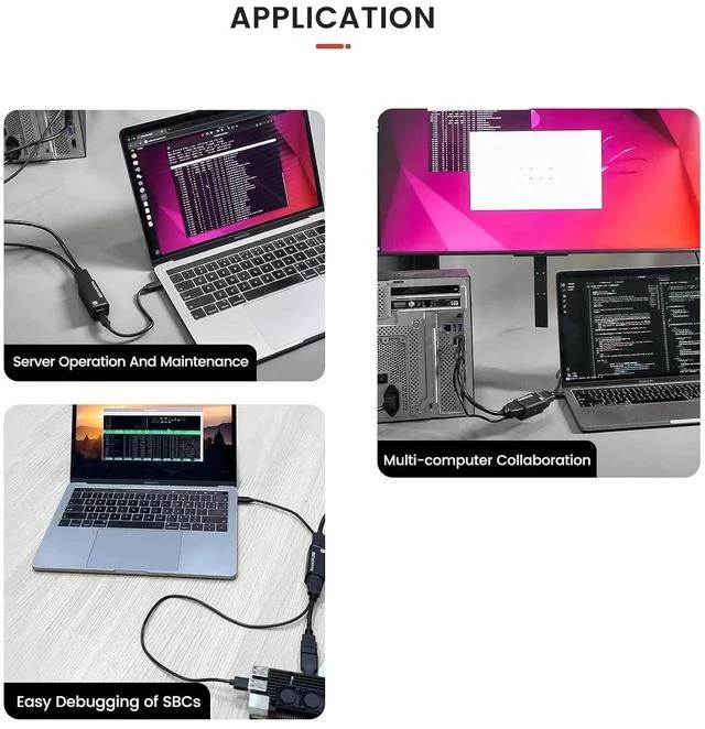 Alt view image 5 of 7 - Sipeed NanoKVM-USB, 4K KVM, Finger-Sized, for Servers/SBCs, Convenient Operation and Maintenance/Tools for Multi-Device Collaboration, USB-KVM (Blue,Tool Kit Package)