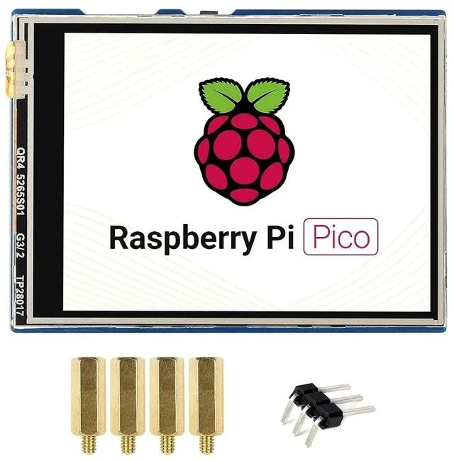 Main image of for Raspberry Pi Pico LCD 2.8inch Touch Display Module 320×240 Resolution 262K Colors Display IPS Screen,Resistive Touch Controller XPT2046, ST7789 Driver, Using SPI Bus