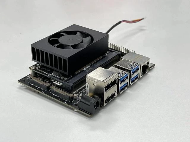 Main image of Jetson SUB Kit Xavier NX 8GB RAM On Board 16GB EMMC Based on Official Core Module Include 128SSD (Fan Cooling)
