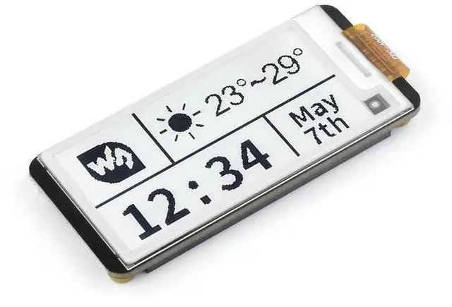 Main image of 2.13inch E-Paper HAT+ for Raspberry Pi 5/ 4B/3B+/3B/2B/A+/Zero W/WH/Zero 2 W/Jetson Nano,250x122 Pixel 2.13inch E-Ink Display HAT Two-Color e-paper ModuleSPI Interface
