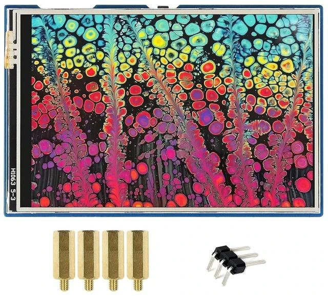 Main image of for Raspberry Pi Pico LCD 3.5inch Touch Display Module 480×320 Resolution 65K Colors Display IPS Screen,Resistive Touch Controller XPT2046, ILI9488 Driver, Using SPI Bus