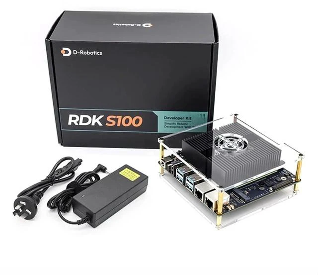 Main image of RDK S100 Development Board Robot Kit, ROS, 6xARM Cortex-A78AE CPU, AI Development, Sweet Potato Robot, Up to 80 Tops of Computing Power (Standard Kit)