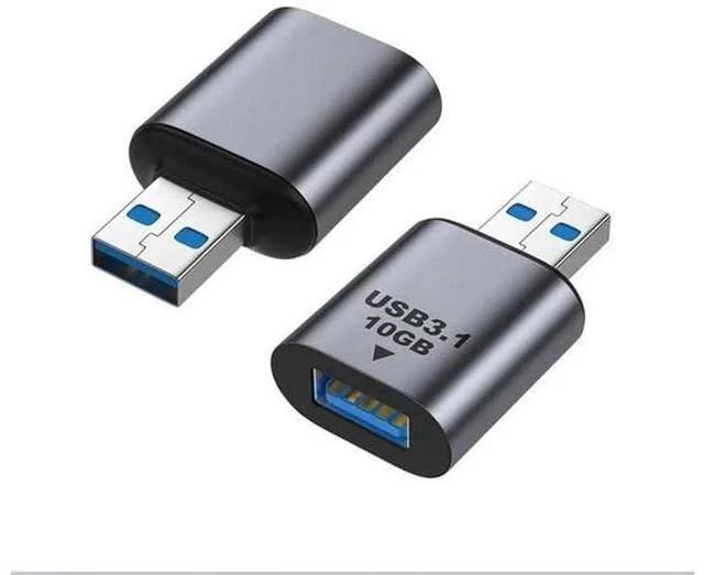 Main image of 10Gbps USB 3.1 Type A Male to Female Extension Adapter, USB3.0 High Speed Extender Connector for Laptops & Desktops