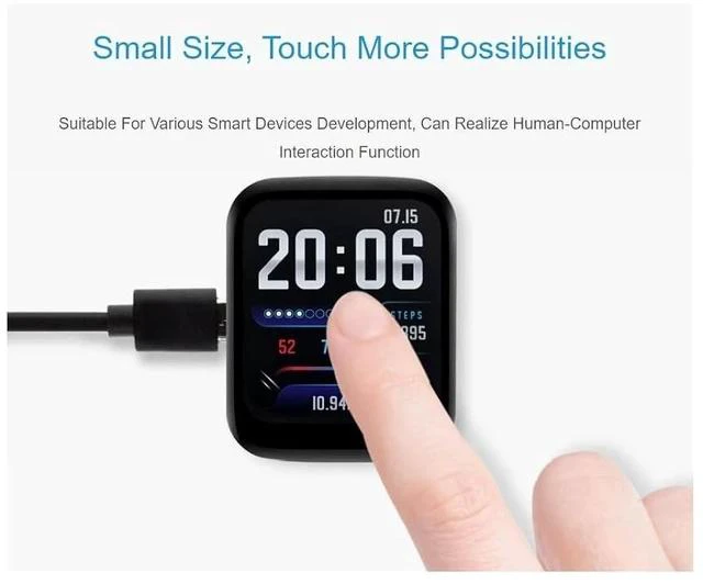 Alt view image 3 of 7 - RP2350 MCU Development Board with 1.69inch Touch LCD 240×280 Pixels 262K RGB Color Display,Dual-Core & Dual-Architecture,6-axis Sensor