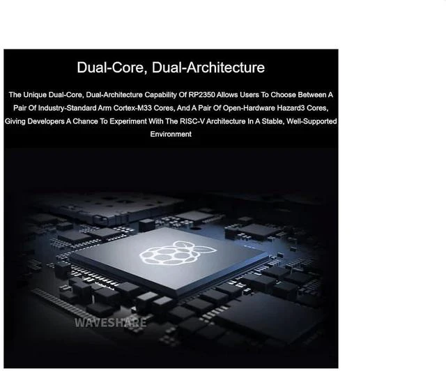 Alt view image 6 of 7 - RP2350 MCU Development Board with 1.69inch Touch LCD 240×280 Pixels 262K RGB Color Display,Dual-Core & Dual-Architecture,6-axis Sensor