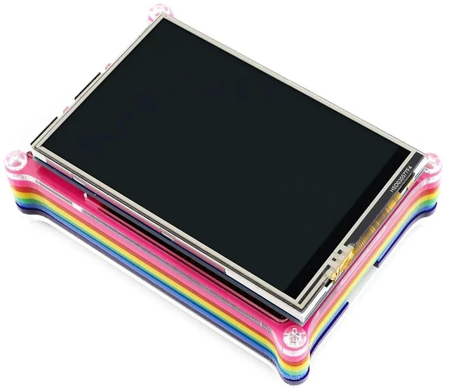 Alt view image 4 of 7 - 3.5 inch TFT Touch Screen (C) 480x320 Hardware Resolution LCD Display HDMI Module for Raspberry Pi 3/2/1 Model B B+ A+ Zero W, 125MHz High-Speed SPI (Refresh Rate up to 50Hz)